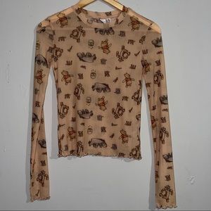 Disney Winnie The Pooh mesh top